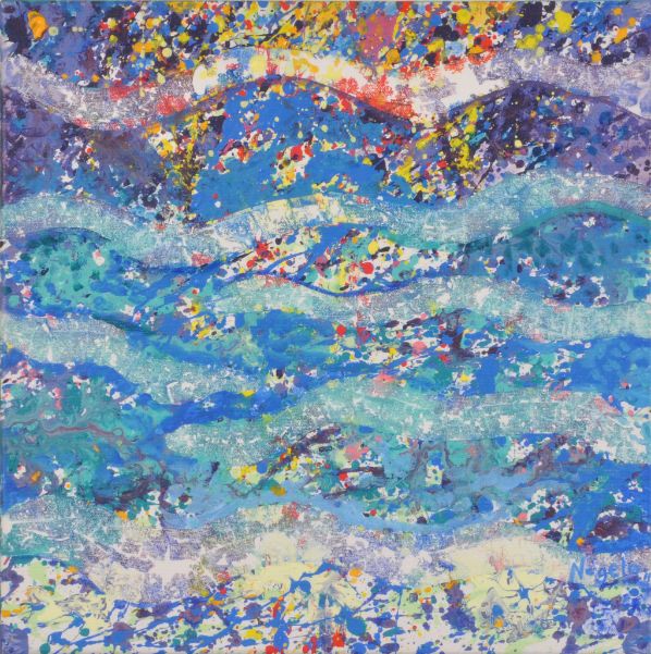 River Series 10 : Tidal River – oil